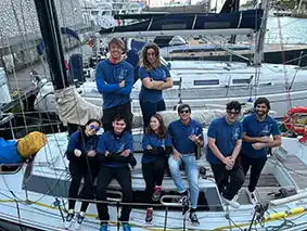 Mantavia Team on SOTIRIA IV at Barcolana 56